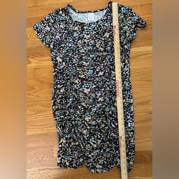 No Boundaries Dress Women’s Juniors XL (15-17) Floral Print Above Knee Ruched - Picture 5 of 5